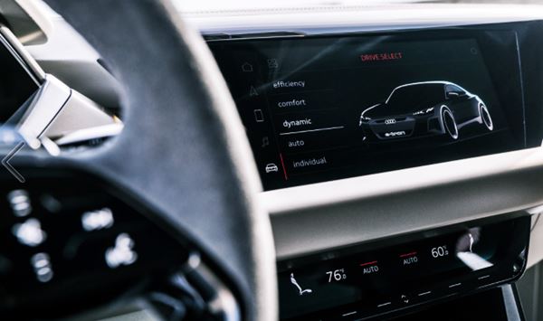 Infotainment 2022 Audi E Tron GT