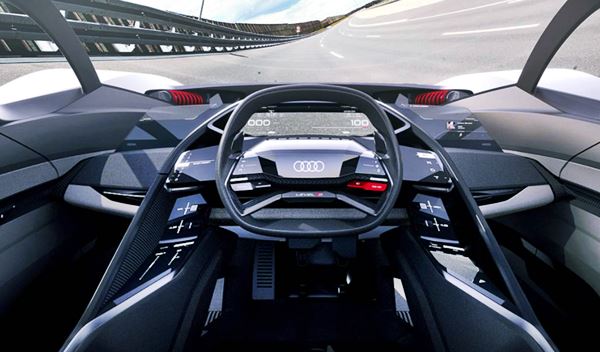 2022 Audi R8 Electric Interior